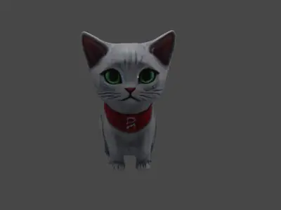 Gattino creato con IA  3D model