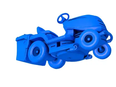 Lawn mower - Electric lawn mower  3D print model