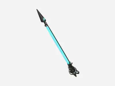 SciFi War Lance A10 Metal - Sci Fi Weapon Design Low-poly 3D model