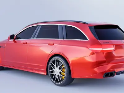 2018 Mercedes-AMG E63 S Wagon Free 3D model