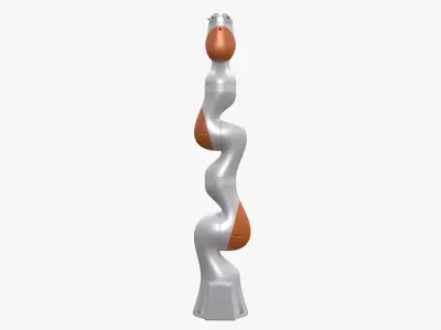 Rounded Robotic Arm 3D model