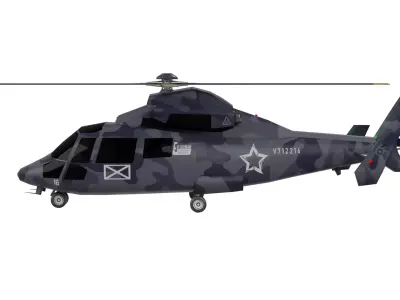 Dolphin Helicopter  Harbin Z-9 3D model