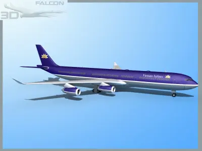 Falcon3D A340-600 Vietnam Airlines 3D model