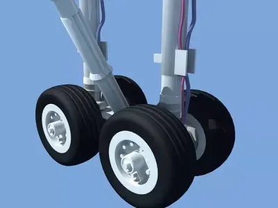 Landing Gear 3 3D model