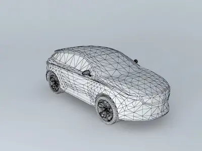 Car Suv template Free 3D model