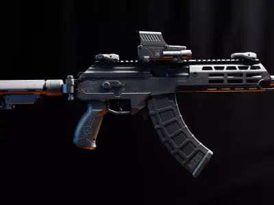 IWI Galil ace gen2 Low-poly 3D model