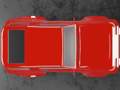 Sport SUV car off-road model 3D model