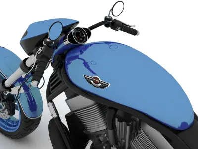 Harley Davidson Bike 3D model