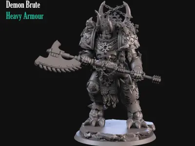 Demon Brute 3D print model