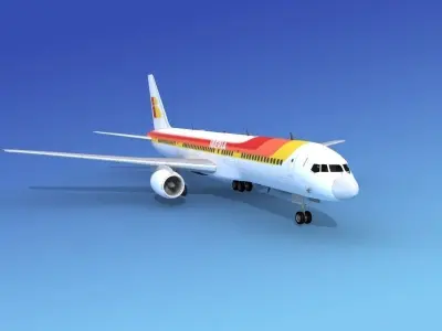 Boeing 757-200 Iberia 3D model