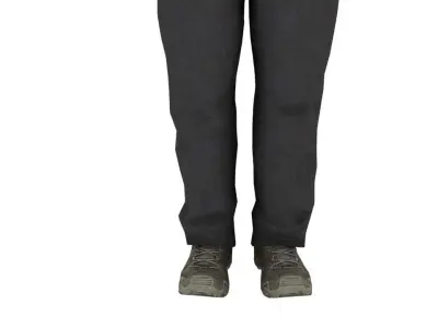 man fatty Free low-poly 3D model