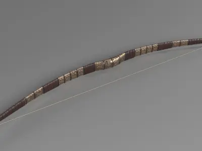 PHOTOREALISTIC HISTORICAL BOW 3D model
