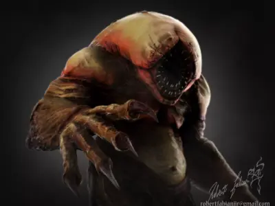 Pitt Monster Low-poly 3D model