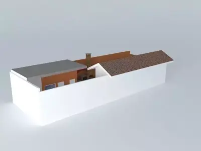 niviaorkut house with roof Free 3D model