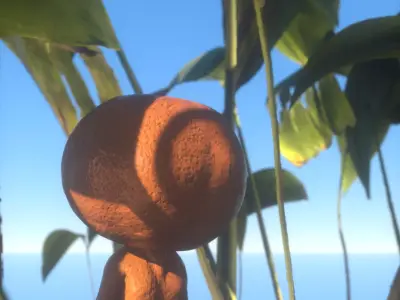 Orange man Free 3D model