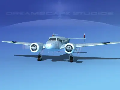 Lockheed C-37 Royal Air Force 3D model