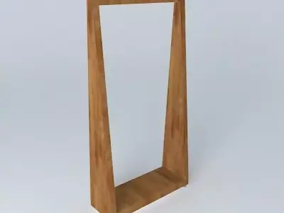 Wire mesh partition with rollers Free 3D model