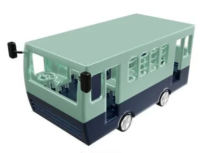 KIDS TRANSPORTATION TOYS PACK 3D Model Collection