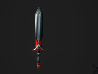 Jelly Sword INT Free low-poly 3D model
