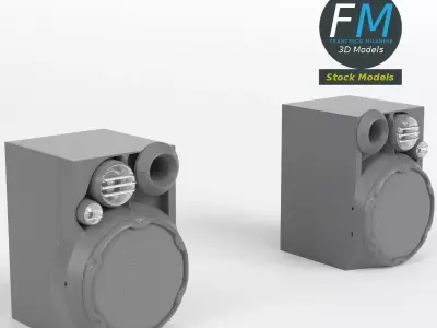 Hi-Fi speakers 3D model buy