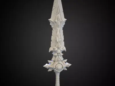 Stylized Sword 30 3D model