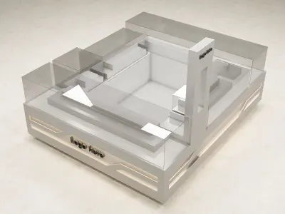 Mobile shop kiosk 3D model