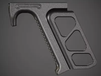 Tactical -Grip - vector Low-poly 3D model
