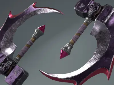 The Basher Blades Low-poly 3D model