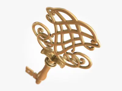 Gold Key 3D model
