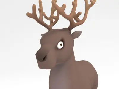 Deer Character Free 3D model