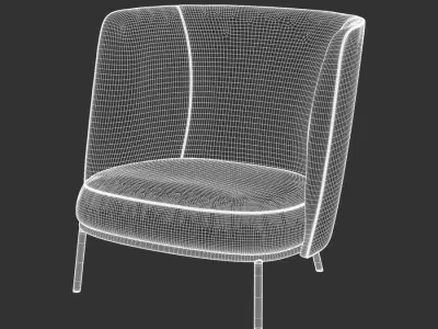  Replica Offecct Boller High Armchair Model, Grey 