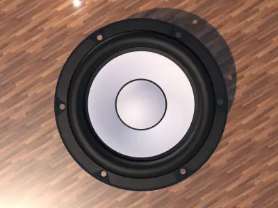 Speaker - Yamaha HS5-HS7-HS8 3D model