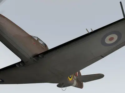 Bell Airacobra Mk-1 3D model