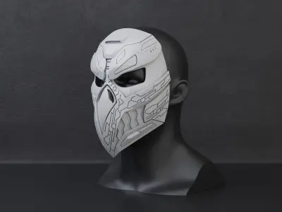 Custom mask 3D print model