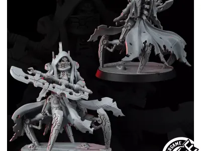 NECROCYBORG XERAKH DESTROYERS 3D model