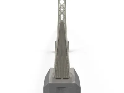 Akashi Kaiky Bridge 3D model