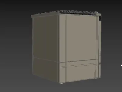 GE Convection Gas Range with No Preheat Air Fry JGS760EPES 3D model