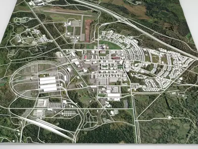 Joint Base Elmendorf Richardson Anchorage Alaska United States 3D model