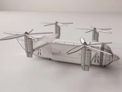 Quad Copter 3D model