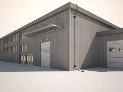 Cargo Building 7 3D model