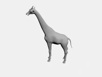 Giraffe-wild animals 3D model