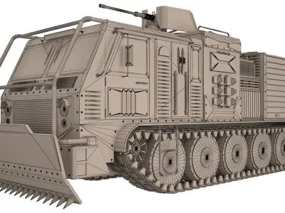 Military Truck Concept 1 3D model