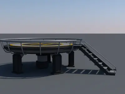 Helipad 3D model