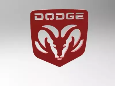 Dodge logo 3D print model