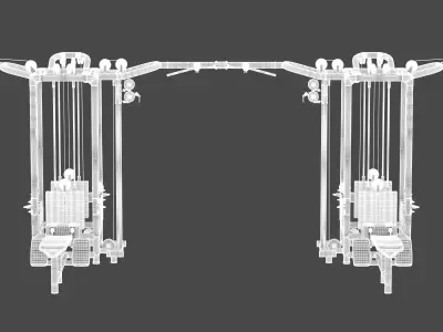 Technogym Cable Stations 8 3D model