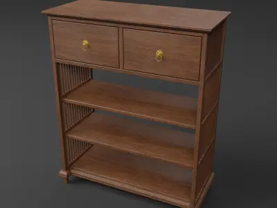 Book Case Free 3D model