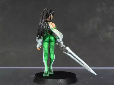 Eve - Stellar Blade - 32mm Miniature 3D print model