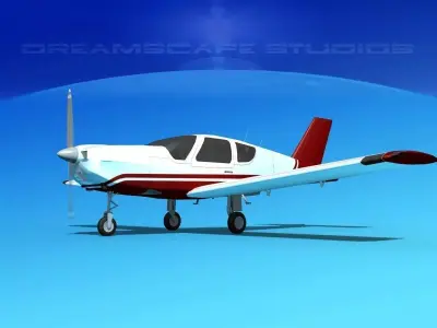 Socata TB-20 Trinidad V11 3D model