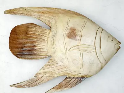 Wall Relief Fish 3D model