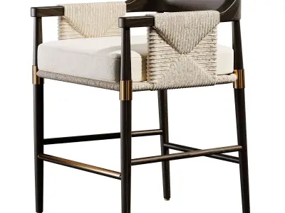 Arteriors Estes Outdoor Counter Stool 3D model